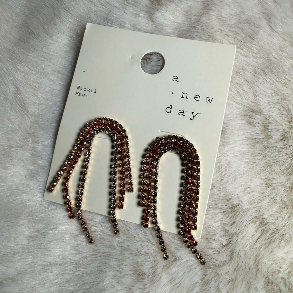 A New Day Multicolor Beaded Dangle Earrings